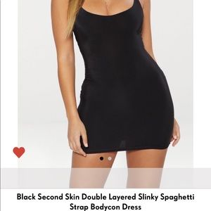 Spaghetti strap bodycon dress